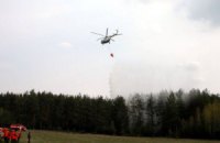 В Чернобыльской зоне горит 320 га леса (обновлено)