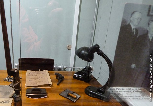 Кабинет следователя в музее КГБ в Вильнюсе