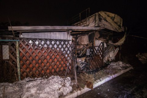 На улице Кубанской Украины в Киеве произошел пожар на территории ресторана