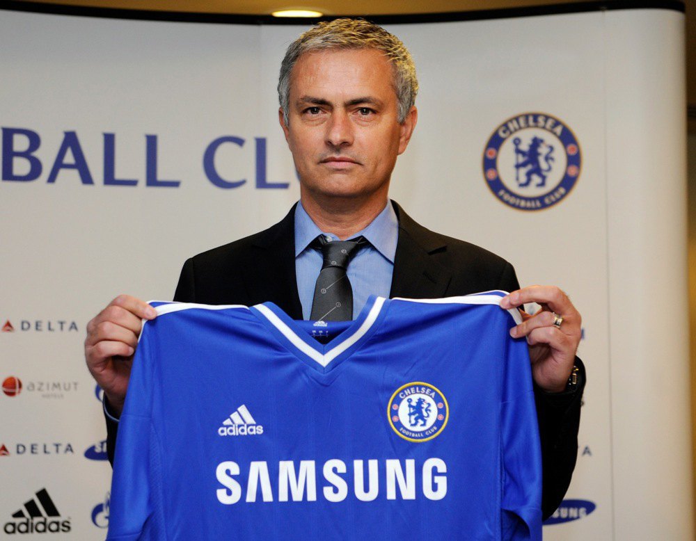 Жозе Моурінью під час повернення в «Челсі» в 2013 році