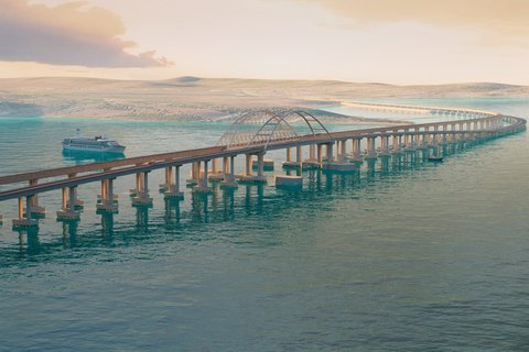 Росія зсунула терміни запуску залізничної частини Керченського моста