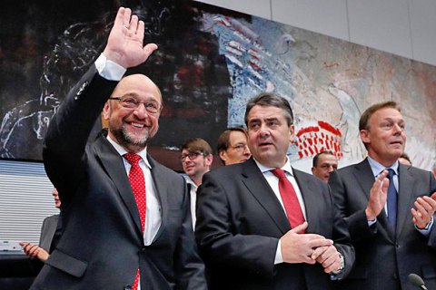 Партия Шульца оказалась популярнее политсилы Меркель