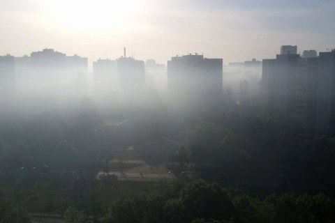 В Киеве зафиксировали один из самых высоких показателей загрязнения воздуха в мире