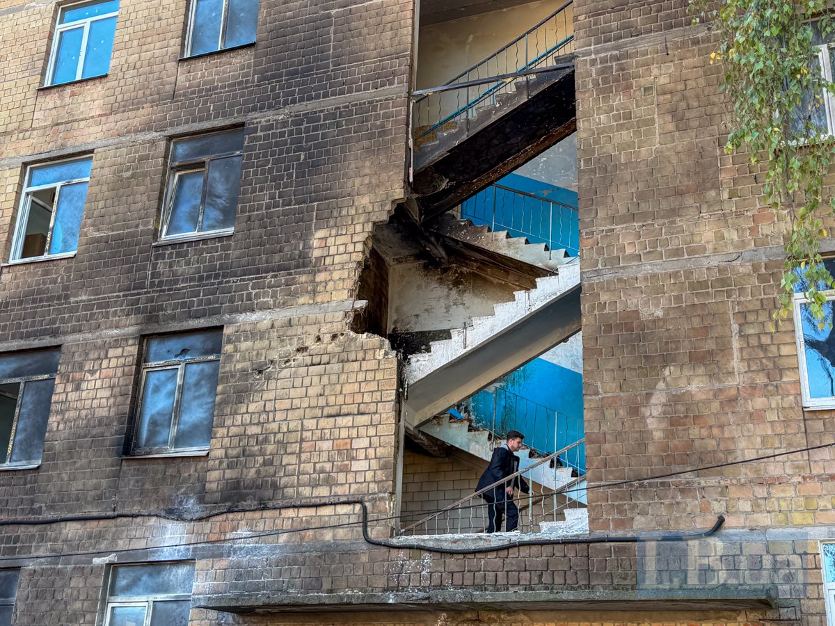 Школа пошкоджена дроном