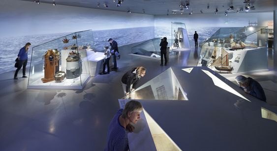 Постійна експозиція Датського національного морського музею (Хельсінгер, Данія). Дизайн - Kossmann.dejong