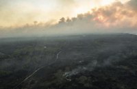 Рятувальники ліквідували два вогнища займання під Чорнобилем