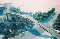 Между Владимирской горкой и аркой Дружбы народов построят мост