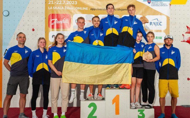 Збірна України виборола 4 медалі на етапі Кубка Європи зі скелелазіння