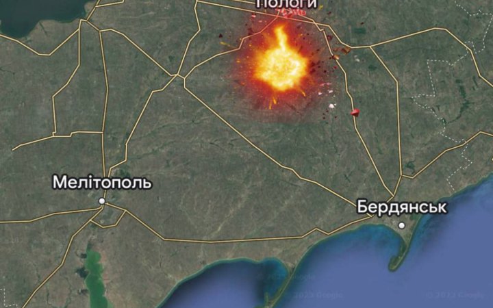 На окупованому Запоріжжі пролунав вибух у штабі “Єдиної Росії” 