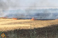 Співробітники ДСНС врятували від вогню півтори тисячі гектарів зернових і ліквідували 280 пожеж