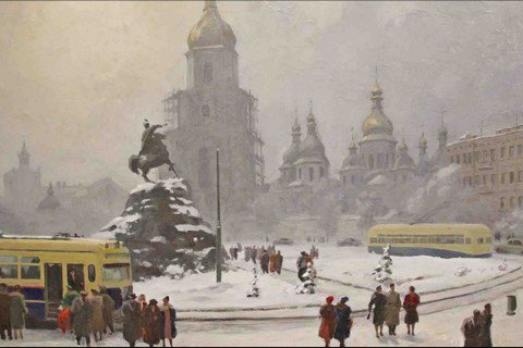 В Музее истории Киева проходит выставка, посвященная зимним праздникам