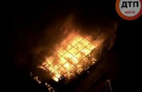 У Києві на Оболоні дотла згоріло кафе