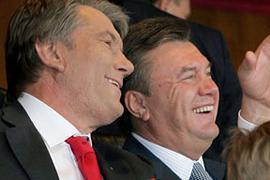 В Харькове Януковича перепутали с Ющенко