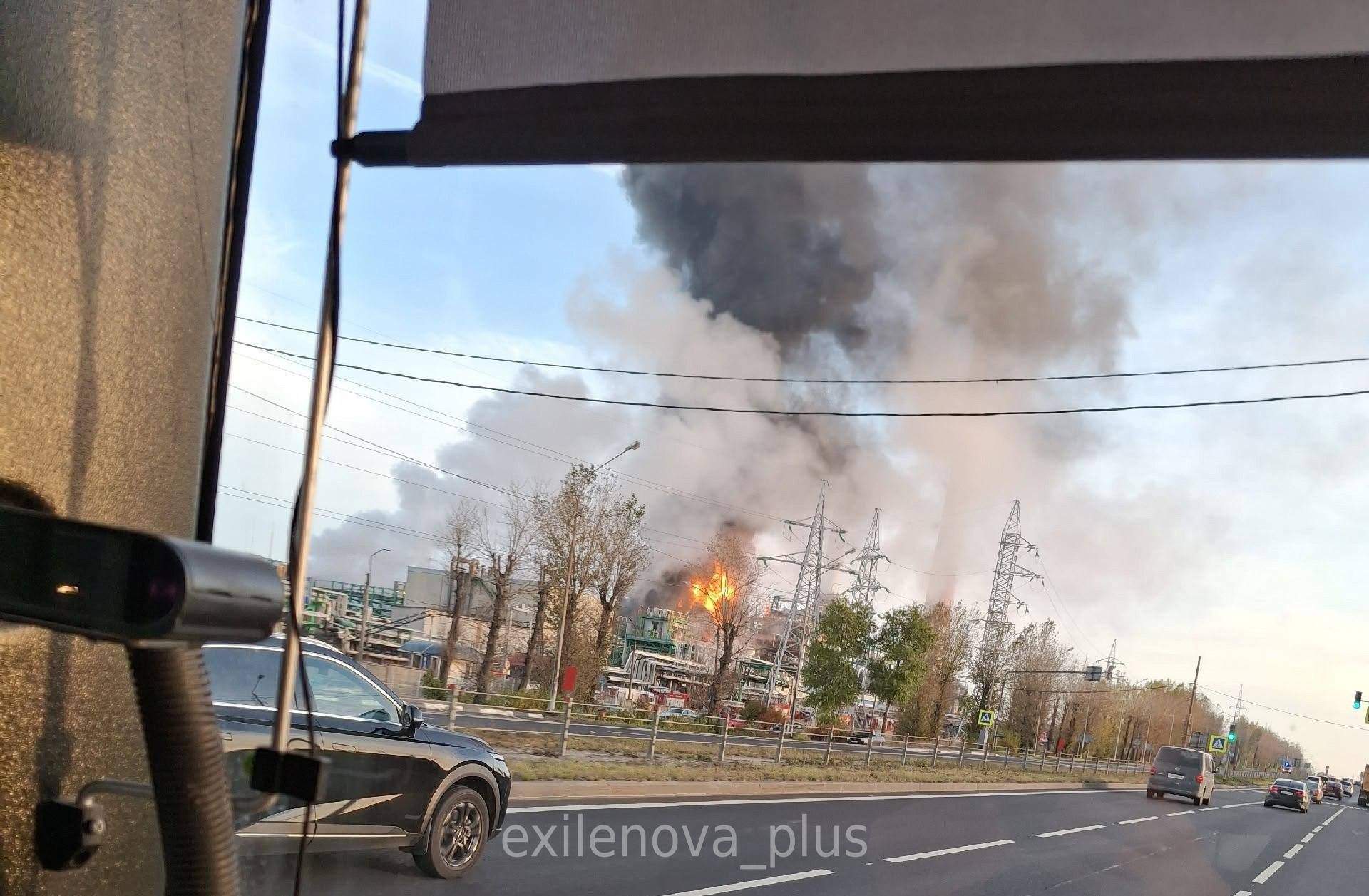 Пожежа на НПЗ у російському Ярославлі