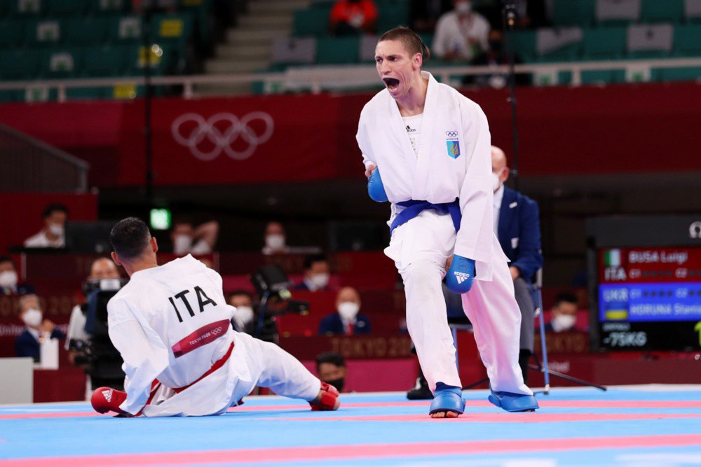 Горуна виступає на Олімпіаді 2021 року в Токіо