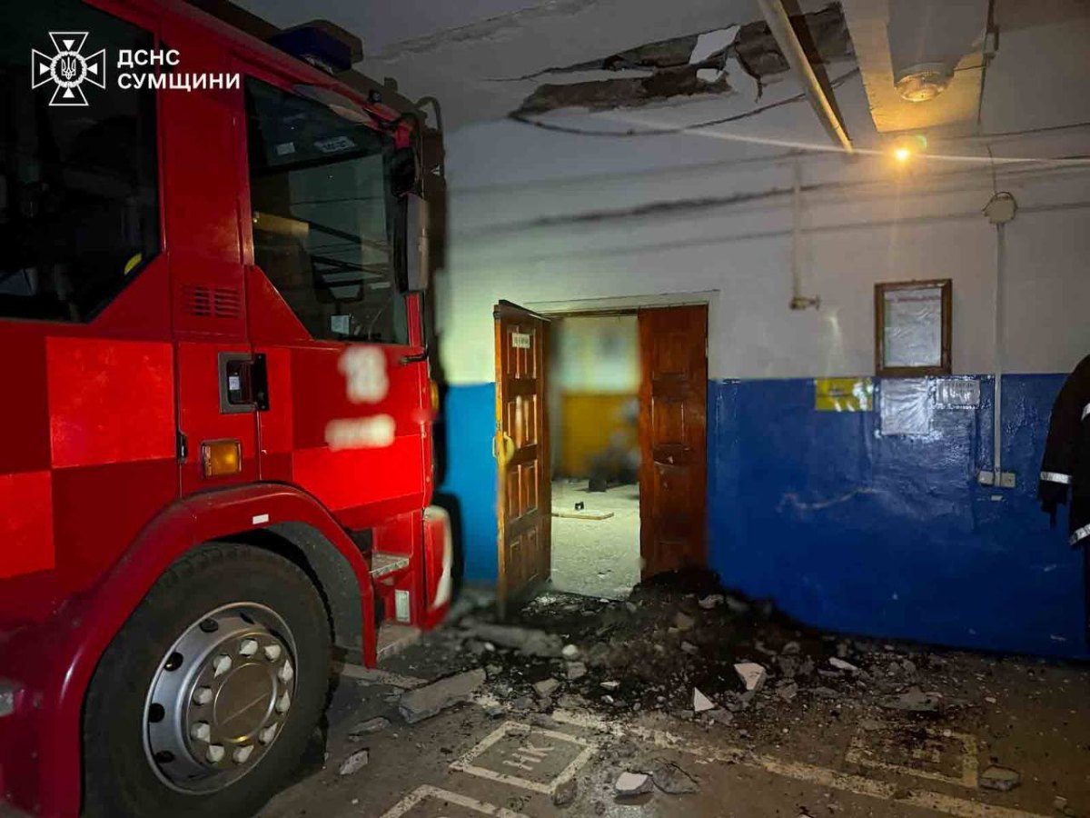 Наслідки атаки на підозділ ДСНС на Сумщині