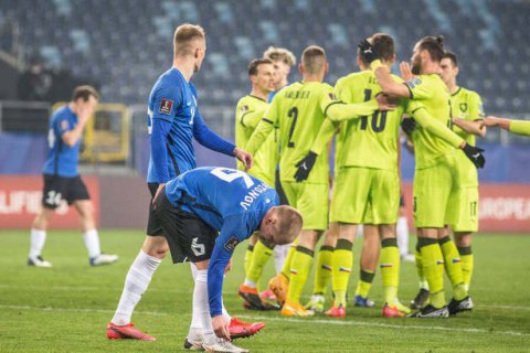 В отборочном матче ЧМ-2022 Эстония - Чехия было забито 8 голов
