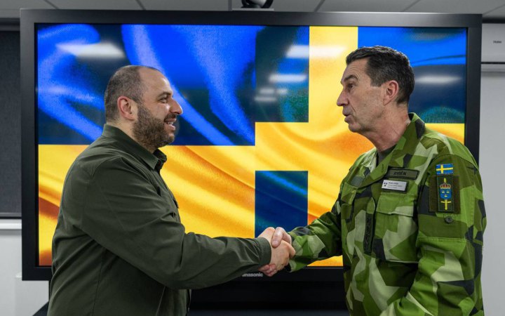 Умєров обговорив з Головнокомандувачем ЗС Швеції локалізацію оборонного виробництва в Україні