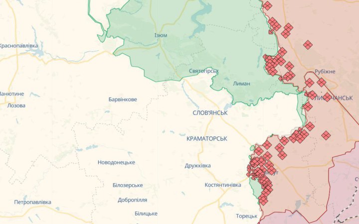 Сили оборони: ворог намагається встановити вогневий контроль над північними околицями Слов’янська