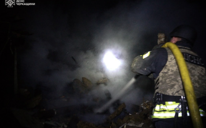 У Черкаській області внаслідок удару є пошкодження в кількох локаціях 