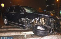 ДТП у Києві: Porsche Cayenne протаранив два BMW і Mercedes