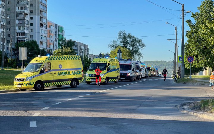 Транспортування поранених з України до Німеччини й Іспанії: 23 швидких і мікроавтобус на один літак