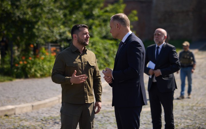 Зеленський і Дуда у Луцьку обговорили саміт НАТО у Вільнюсі