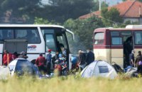 Греческая полиция начала эвакуацию мигрантов из лагеря на границе с Македонией