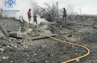 На Харківщині рятувальники ліквідували пожежу, яка спалахнула після російського обстрілу 