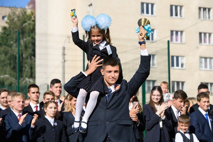 Перше вересня в одній з київських шкіл, 2017 р