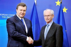 Янукович благодарен Ромпею за поддержку европейского выбора Украины