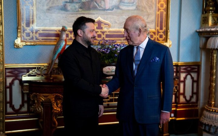 Зеленський зустрівся з королем Чарльзом III