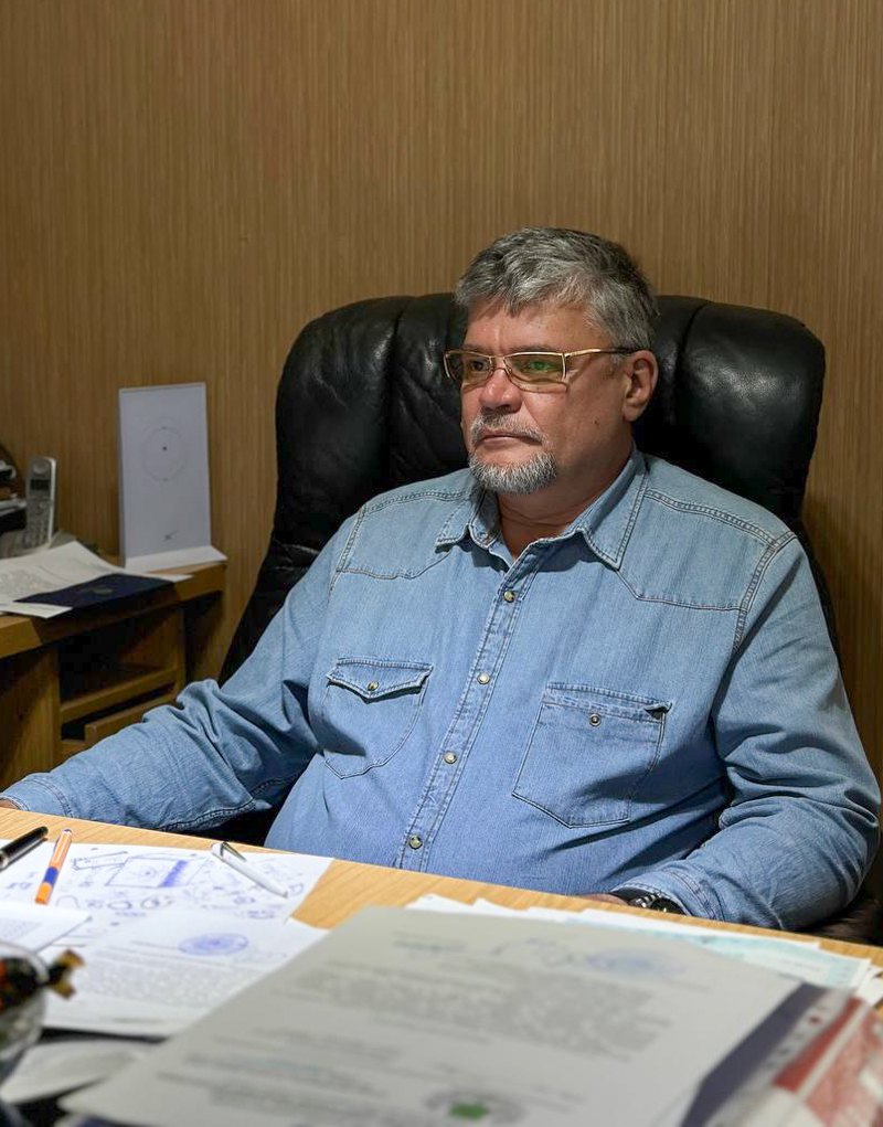 Юрій Кравченко на роботі