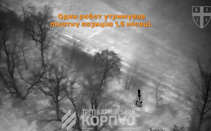 Наземний дрон Третьої штурмової бригади 1,5 місяця утримував позицію замість піхоти