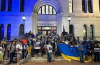 Українці в Північній Америці проводять акції до річниці повномасштабної війни