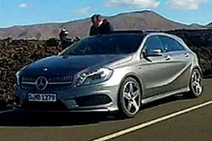 Mercedes-Benz A-Class попал в кадр без камуфляжа