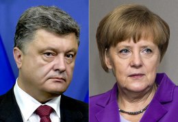 Порошенко і Меркель підтримали мінський формат переговорів