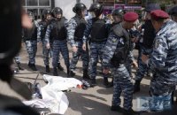 В МВД объяснили задержание "молодчиков" на акции "Захысту праци"
