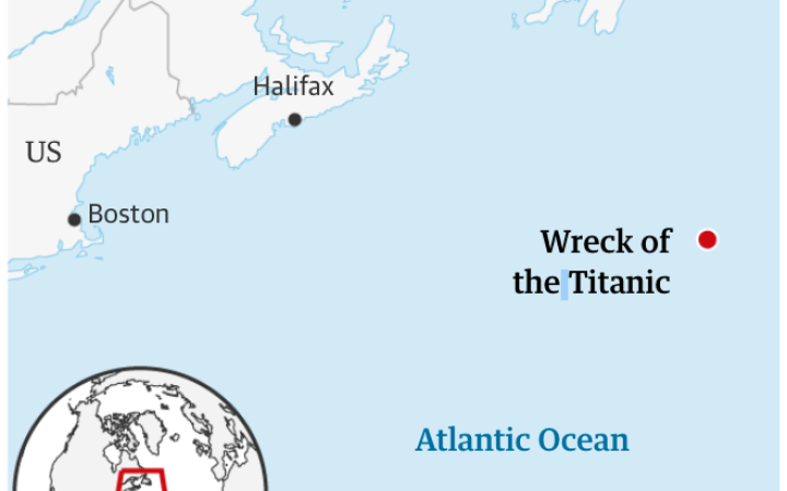 В Атлантиці під час занурення до уламків "Титаніка" зник туристичний підводний човен