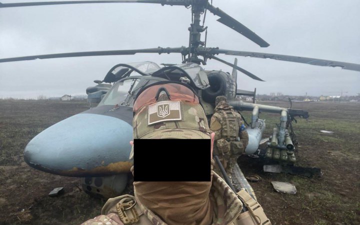 Бійці Сил оборони України збили ще один ворожий вертоліт