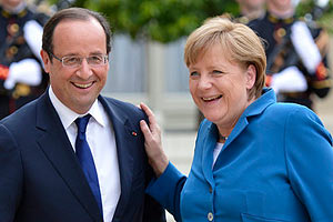 В следующий четверг Меркель встретится с Олландом 