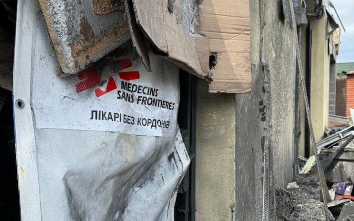 Унаслідок удару по Покровську повністю зруйновано офіс "Лікарів без кордонів"