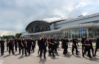 В Киеве патрульные провели учения перед финалом Лиги чемпионов