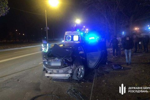 В Харькове полицейский пытался скрыться с места ДТП и врезался еще в два автомобиля