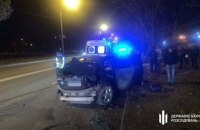 В Харькове полицейский пытался скрыться с места ДТП и врезался еще в два автомобиля