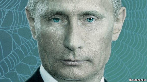 Ілюстрація до тексту про Путіна в The Economist