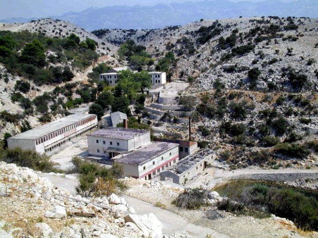 Тюрьма на острове Голи-Оток в Хорватии