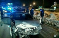 ​В Харькове пьяный водитель ВАЗа устроил ДТП и врезался в авто патрульных