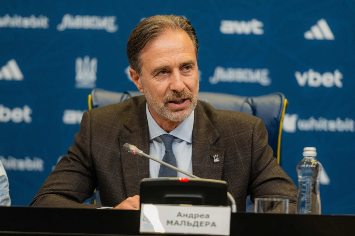 Італійський тренер збірної України Андреа Мальдера