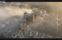 Сили оборони: росіяни продовжують штурмувати малими групами Вовчанськ. Місто зруйноване вщент